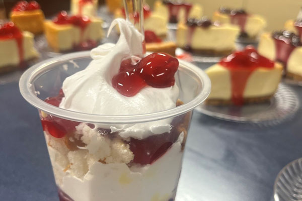Chef Steve, The Professional Caterer & Celebrations Banquet Room - Fruit Crisps With Vanilla Ice Cream