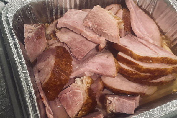 Chef Steve, The Professional Caterer & Celebrations Banquet Room - Classic Boneless Ham With Twice Baked Potato Casserole
